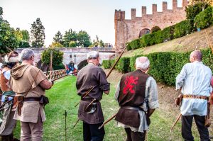 Archers at the medieval reenactment - Cittadella, Italy - rossiwrites.com
