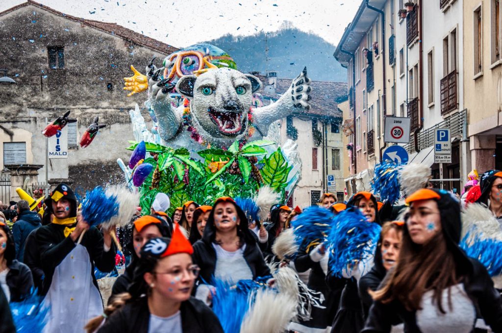 Carnival parade in Malo - Veneto, Italy - rossiwrites.com