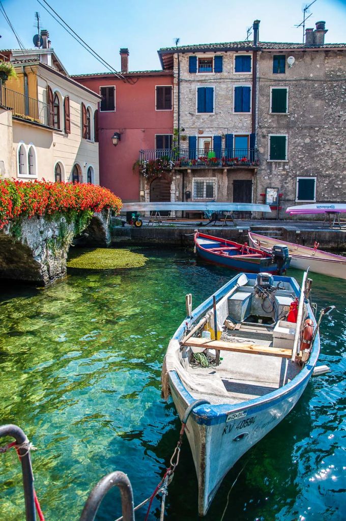 View of the small village of Cassone on Lake Garda - Veneto, Italy - rossiwrites.com