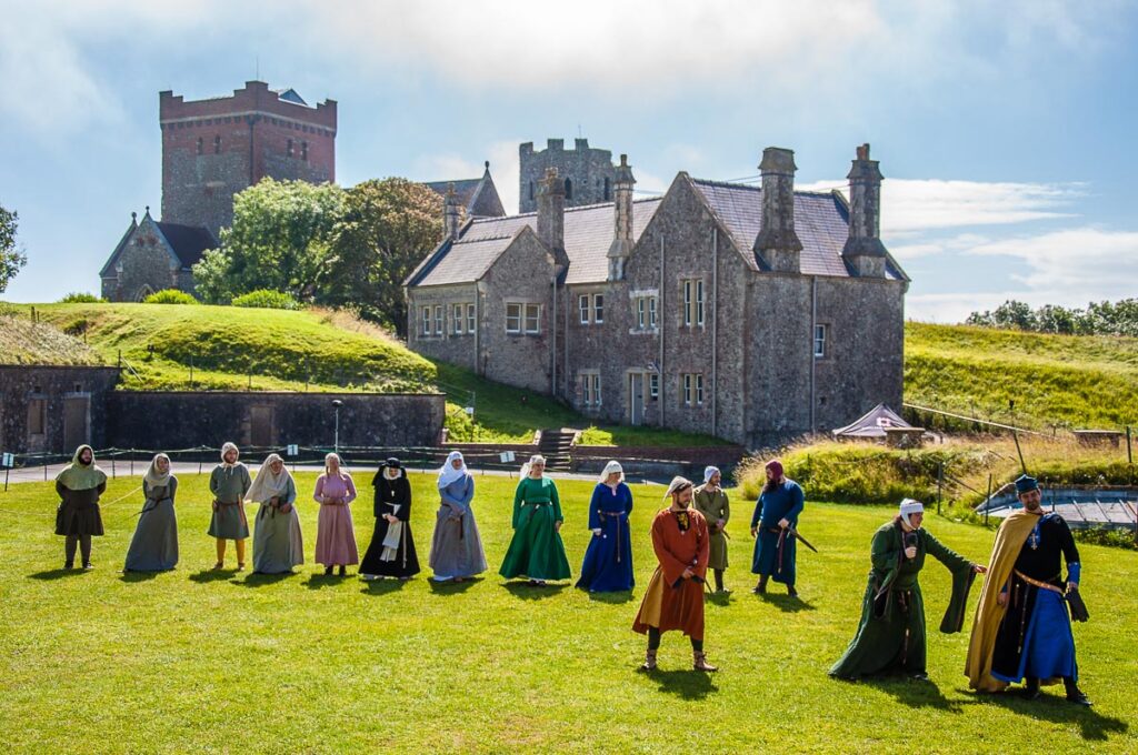 Medieval Reenactment in Dover Castle - Kent, England - rossiwrites.com