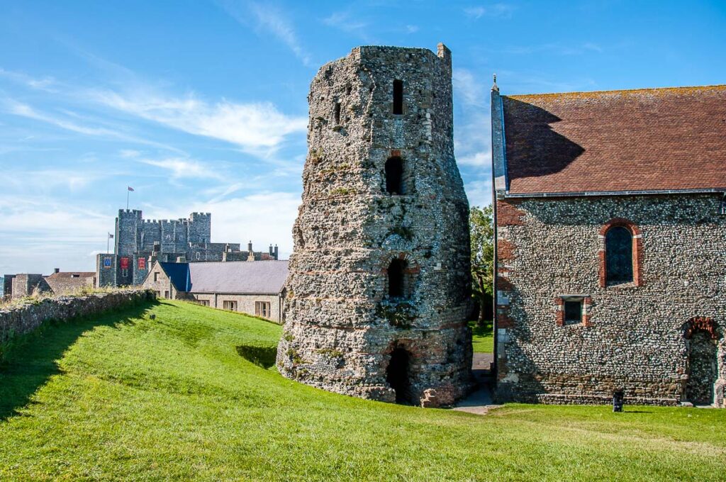 The Roman lighthouse in Dover Castle - Kent, England - rossiwrites.com