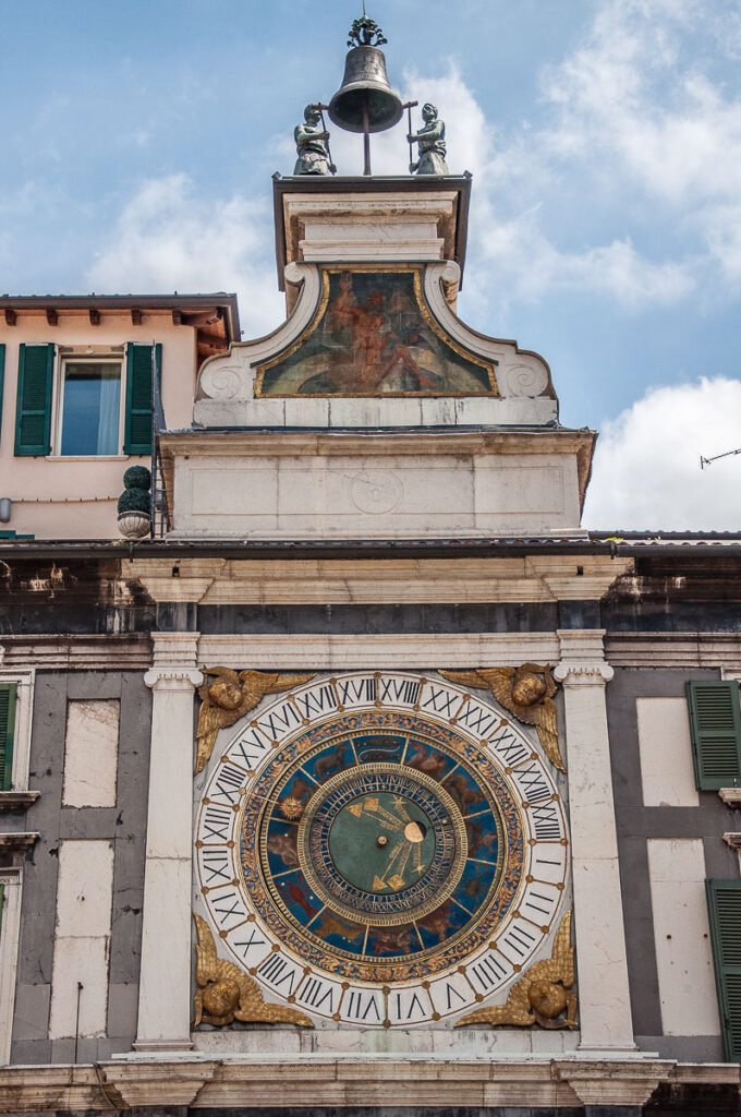 The clock tower on Piazza della Loggia - Brescia, Italy - rossiwrites.com