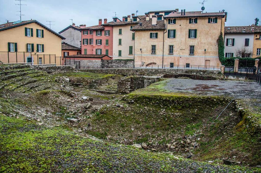 The ruins of the Roman Theatre - Brescia, Italy - rossiwrites.com