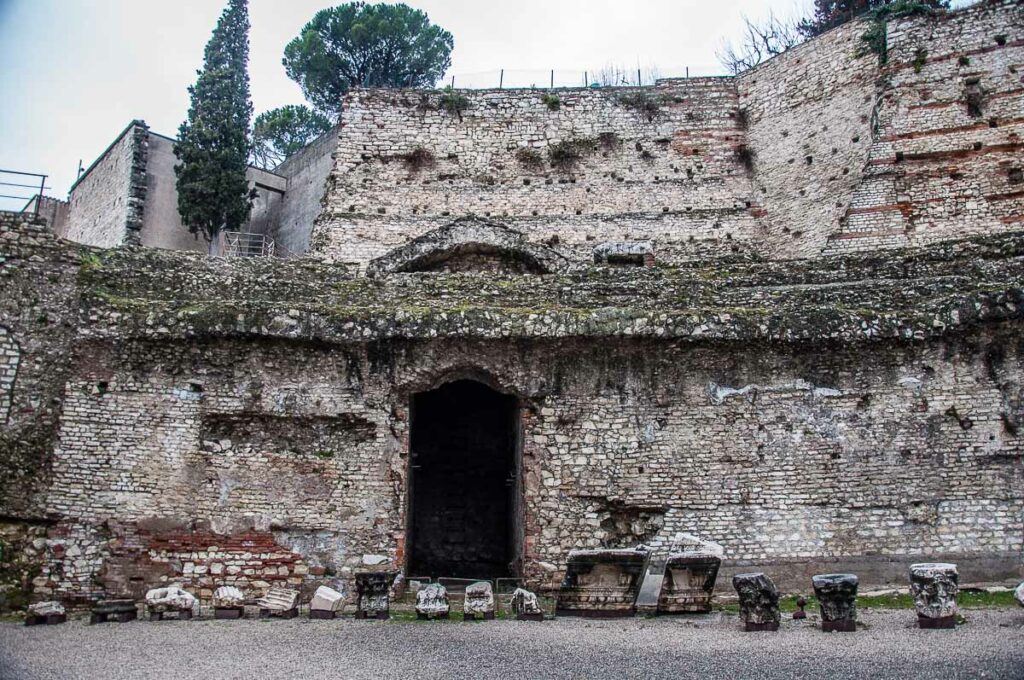 The ruins of the Roman Theatre - Brescia, Italy - rossiwrites.com