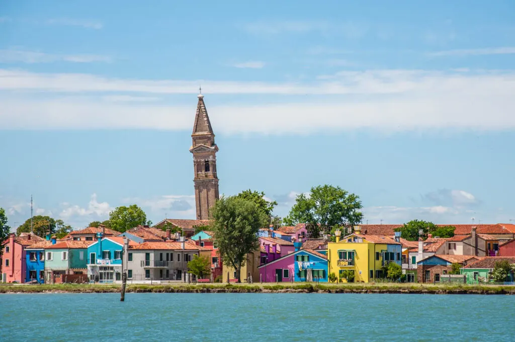 Leaning tower - Burano, Veneto, Italy - rossiwrites.com