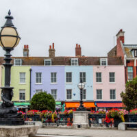 A terrace of colourful houses - Margate, England - rossiwrites.com