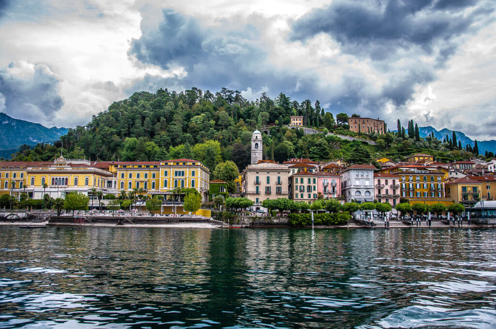 View of the town of Bellagio on Lake Como - Lombardy, Italy - rossiwrites.com