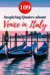 Quotes about Venice, Italy - rossiwrites.com