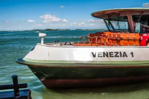 A vaporetto connecting the island of Burano to Venice - Venetian Lagoon, Italy - rossiwrites.com