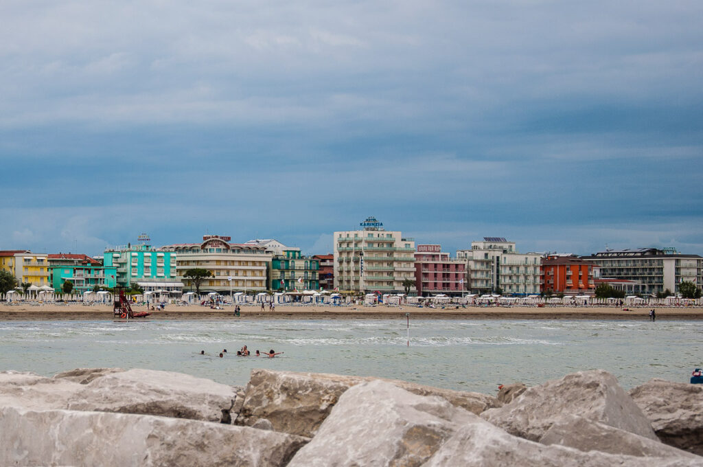 A view of the beach - Caorle, Italy - rossiwrites.com
