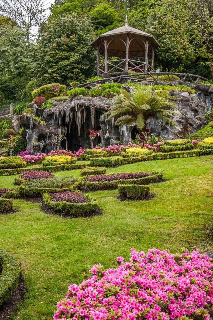 A whimsical grotto in the park of the Sanctuary of Bom Jesus do Monte - Braga, Portugal - rossiwrites.com