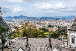 Braga seen from the steps of the Sanctuary of Bom Jesus do Monte - Braga, Portugal - rossiwrites.com