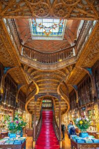 Inside the historic Livraria Lello & Irmao - Porto, Portugal - rossiwrites.com
