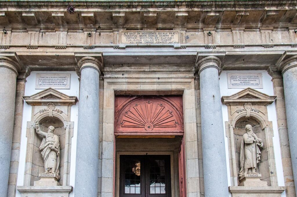 The entrance of the Sanctuary of Bom Jesus do Monte - Braga, Portugal - rossiwrites.com
