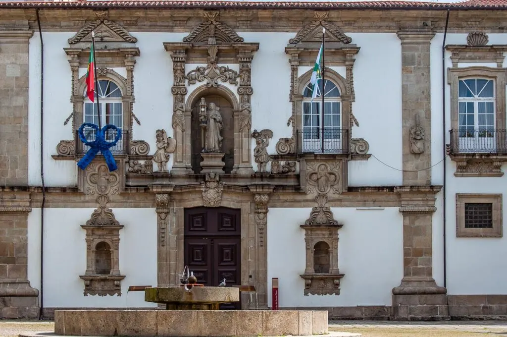 The facade of the former Convent of St. Clare - Guimarães, Portugal - rossiwrites.com