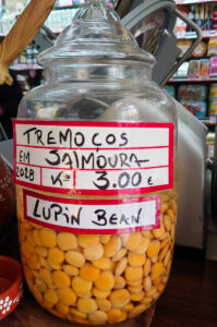 Traditional snack - lupin beans - tremocos - Porto, Portugal - rossiwrites.com