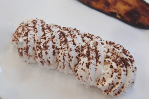 A small meringue - traditional Portuguese sweet - Porto, Portugal - rossiwrites.com