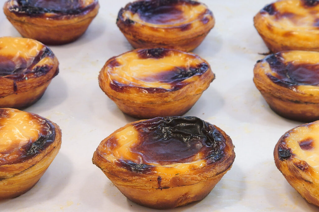 Freshly baked pasteis de nata - Porto, Portugal - rossiwrites.com