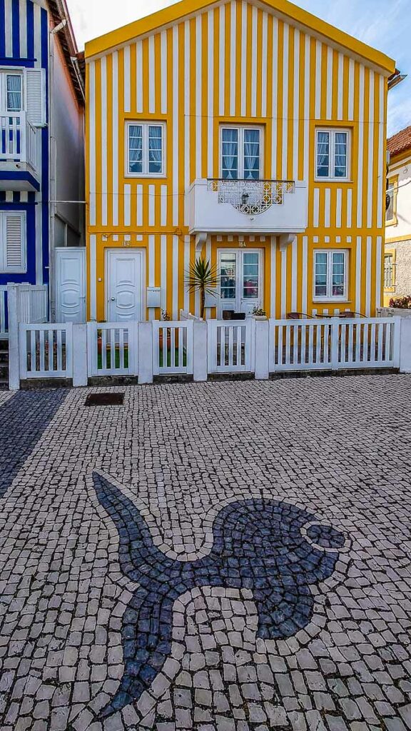 Striped house in Costa Nova - Aveiro, Portugal - rossiwrites.com