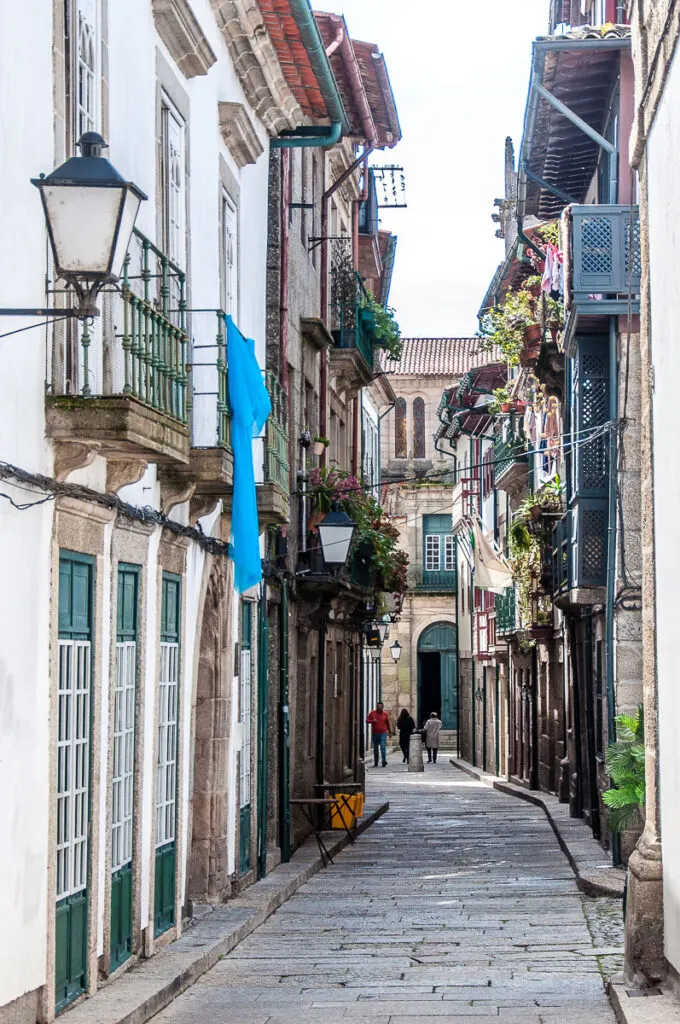 View of the Rua de Santa Maria - Guimaraes, Portugal - rossiwrites.com
