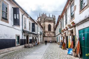 A historic street leading to Braga Cathedral - Braga, Portugal - rossiwrites.com