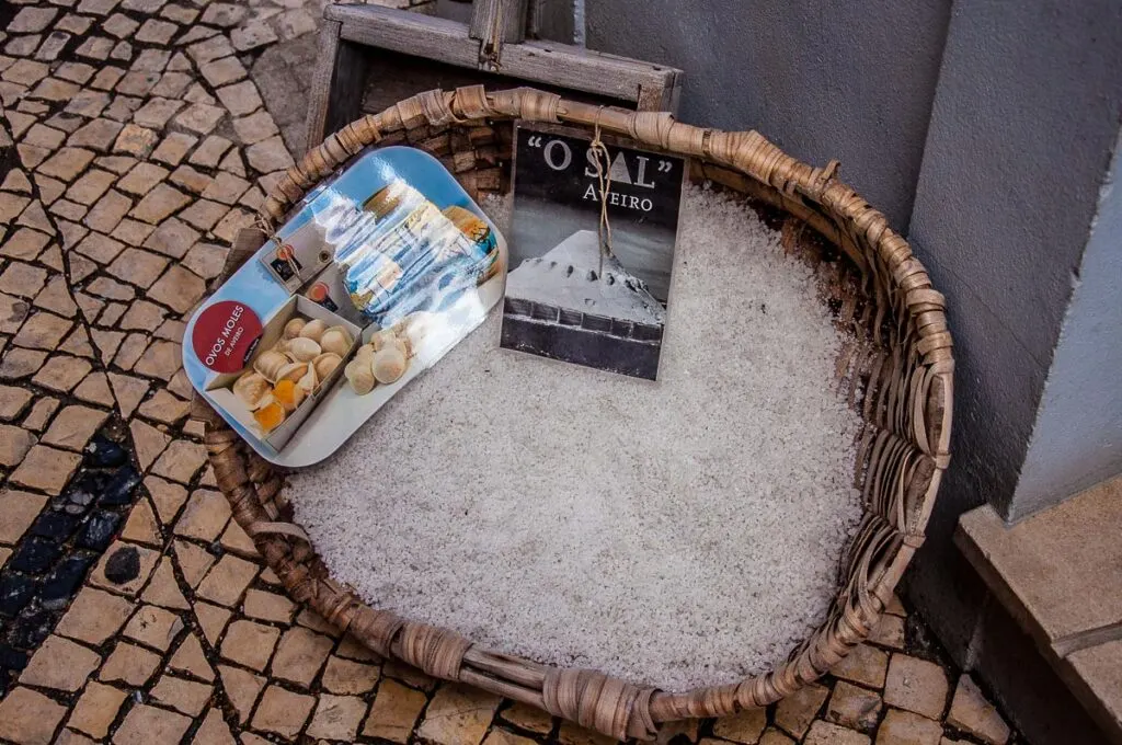 - A large basket with Aveiro salt - Aveiro, Portugal - rossiwrites.com