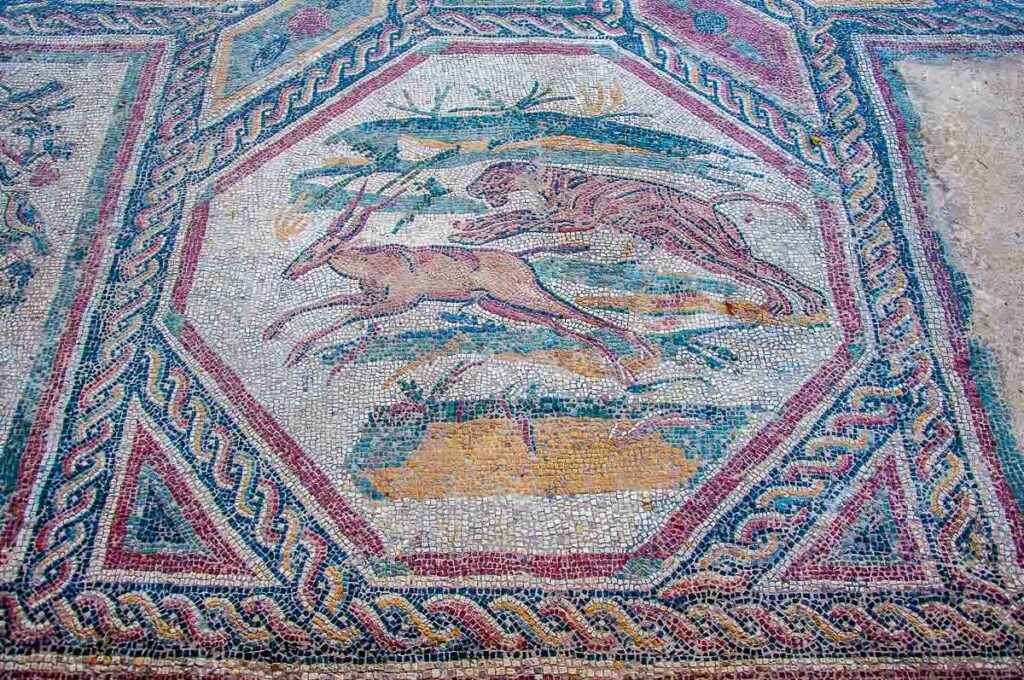 Ancient mosaics in the Roman Villa - Desenzano del Garda, Italy - rossiwrites.com