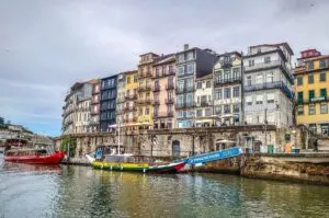 Cais da Estiva in the historic centre seen from the River Douro - Porto, Portugal - rossiwrites.com