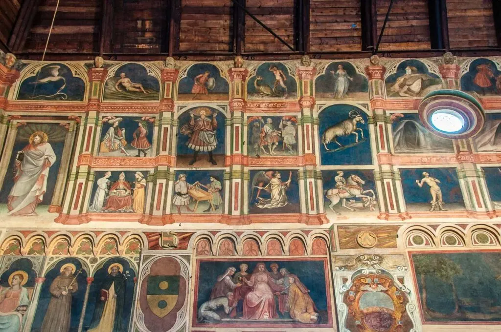 Detail from the Labours of the Months in Palazzo della Ragione - Padua, Italy - rossiwrites.com