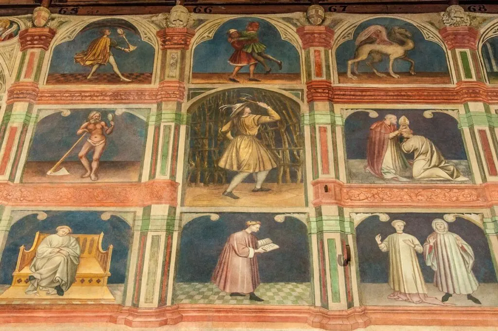 Detail from the Labours of the Months in Palazzo della Ragione - Padua, Italy - rossiwrites.com