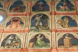 Detail from the Labours of the Months in Palazzo della Ragione - Padua, Italy - rossiwrites.com