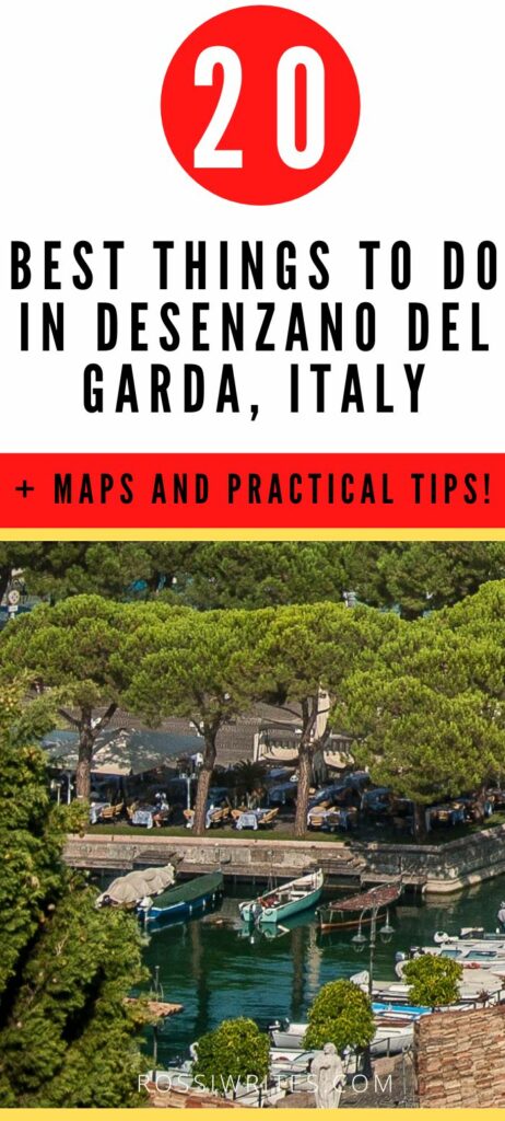 Pin me - Desenzano del Garda, Italy - How to Visit and Best Things to Do on Lake Garda - rossiwrites.com