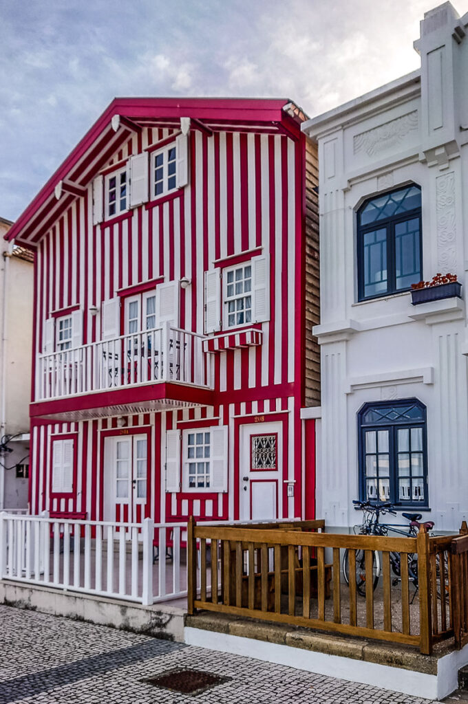 Striped house in Costa Nova - Aveiro, Portugal - rossiwrites.com