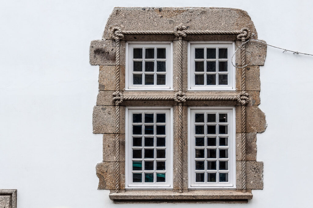 Window of the historic Casa dos Coimbras - Braga, Portugal - rossiwrites.com