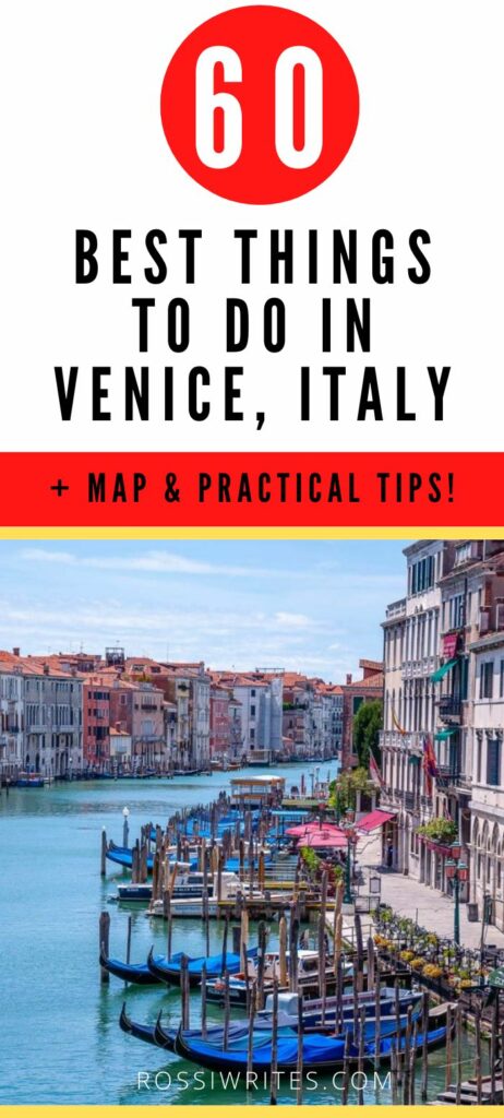 Pin Me - 60 Things to Do in Venice, Italy - With Map and Practical Tips - rossiwrites.com