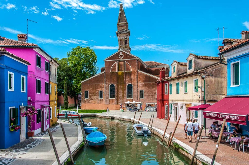 View of the canals and the colourful houses of Burano - Venice, Italy - rossiwrites.com