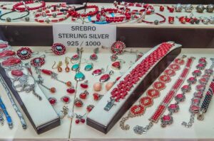 Coral jewellery - Sibenik, Croatia - rossiwrites.com