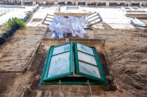 Freshly-laundered clothes on a clothesline in the Old Town - Sibenik, Croatia - rossiwrites.com