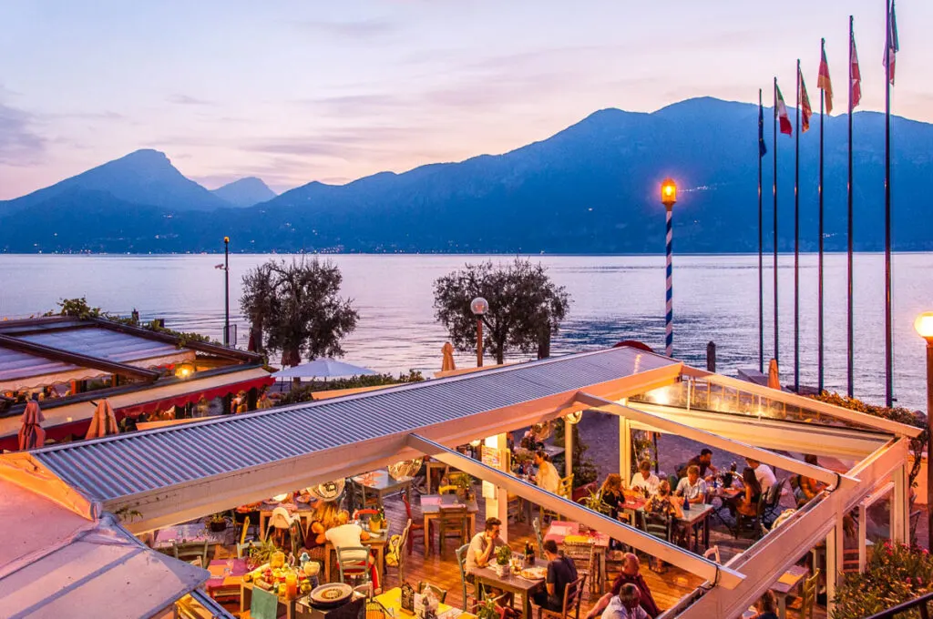 Local restaurant - Castelletto sul Garda, Lake Garda, Italy - rossiwrites.com