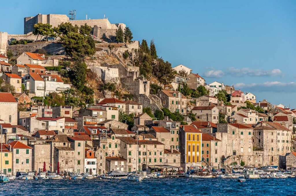 Panoramic view of the Old Town - Sibenik, Croatia - rossiwrites.com