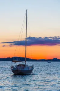 Sunset on the island of Prvic in the Sibenik Archipelago - Dalmatia, Croatia - rossiwrites.com