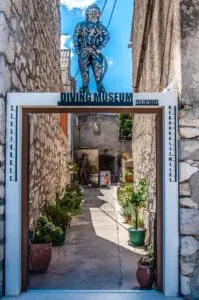 The Diving Museum on the island of Krapanj in the Sibenik Archipelago - Dalmatia, Croatia - rossiwrites.com