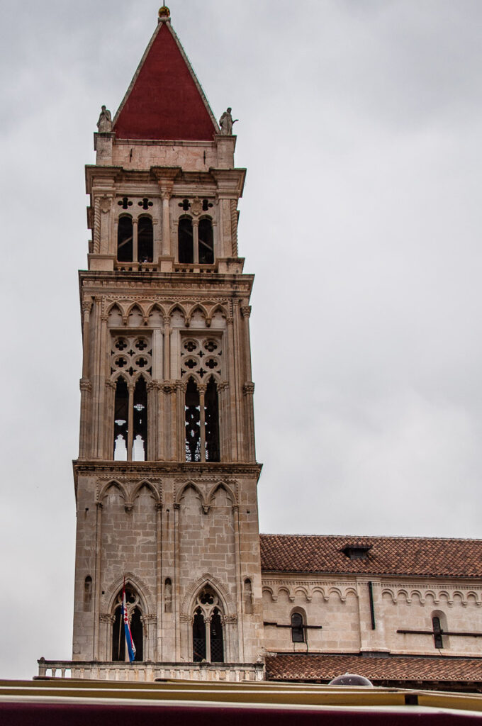 The bell tower of St. Lawrence Cathedral - Trogir, Croatia - rossiwrites.com
