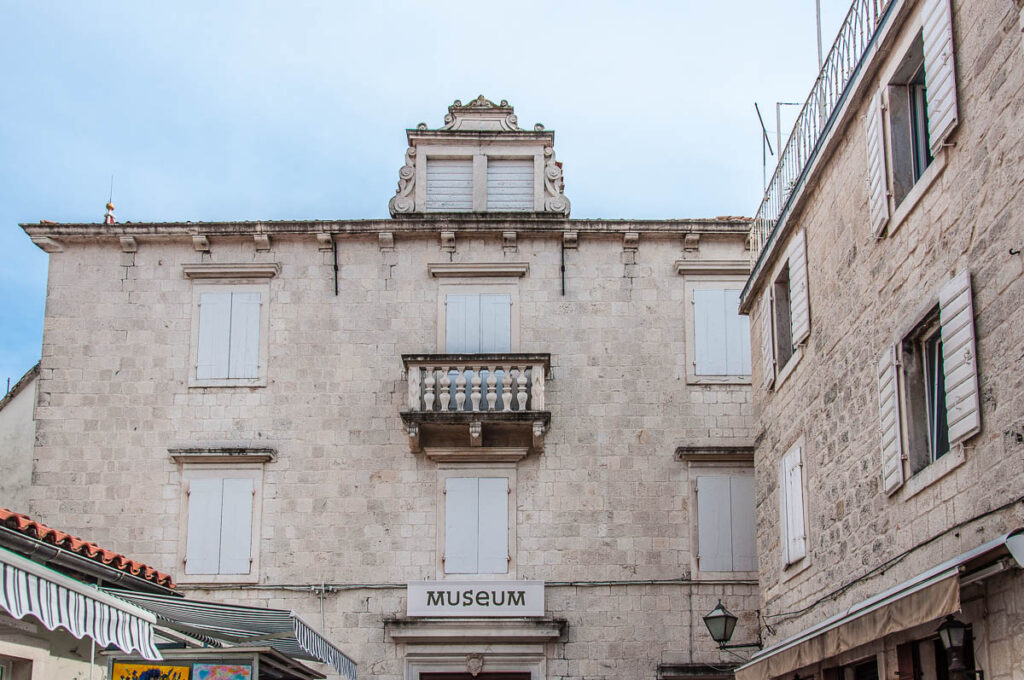 The facade of City Museum Trogir - Trogir, Croatia - rossiwrites.com