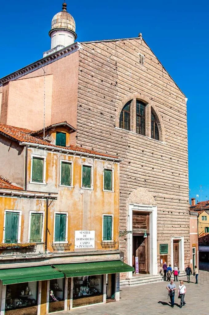Church of San Pantalon in the Sestiere of Dorsoduro - Venice, Italy - rossiwrites.com