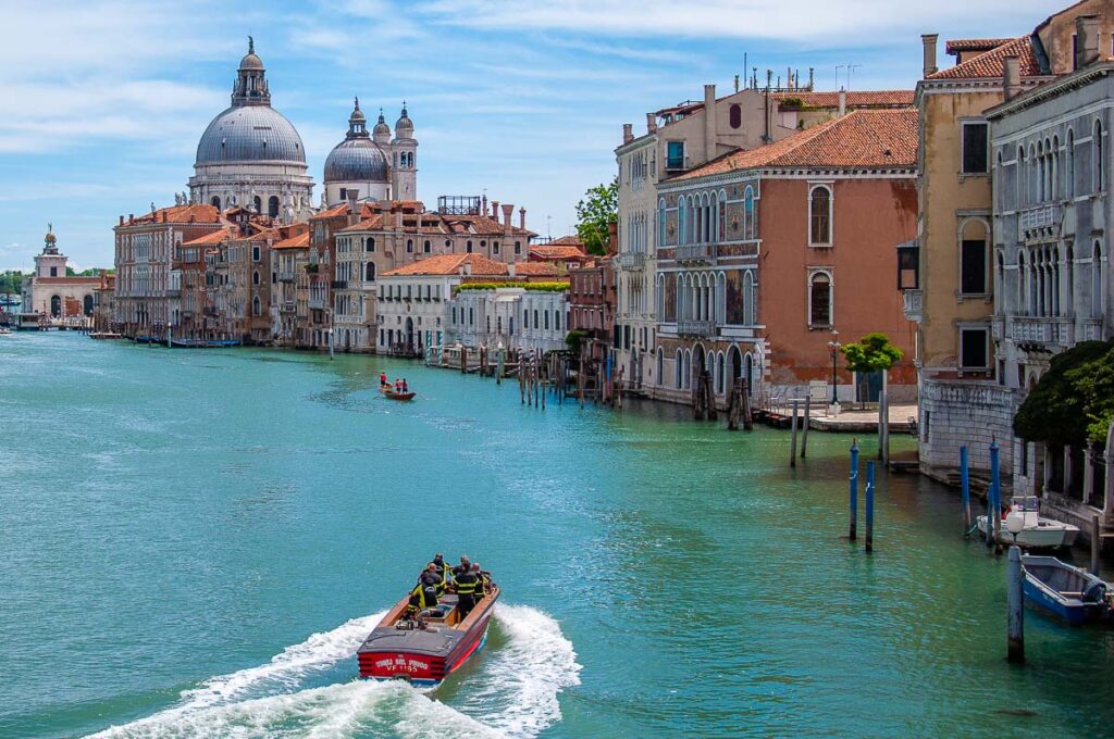 The Dorsoduro bank of the Grand Canal - Venice, Italy - rossiwrites.com