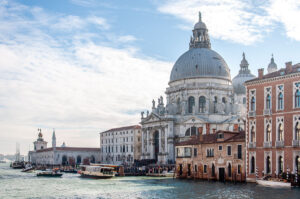 The Grand Canal with the Basilica della Salute in the Sestiere of Dorsoduro - Venice, Italy - rossiwrites.com