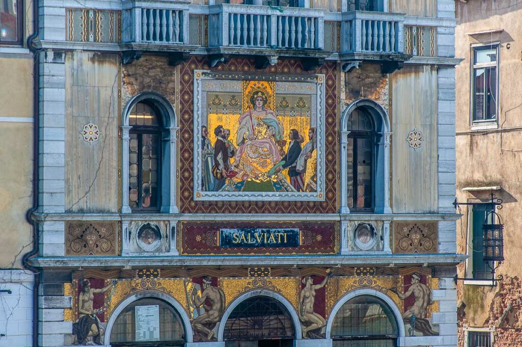 The facade of Palazzo Salviati on the Grand Canal - Venice, Italy - rossiwrites.com