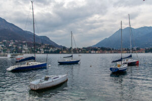 Boats in the harbour of the town of Lecco - Lake Como, Italy - rossiwrites.com