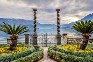 Sunset in Villa Monastero in Varenna - Lake Como, Italy - rossiwrites.com